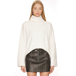 ALL 新品 THE WAYS REVOLVE 高领北欧风针织毛衣上衣简约上装 冬季