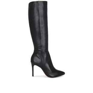 Schutz黑色长靴尖头细高跟修长靴筒摩登百搭REVOLVE 新品 冬季