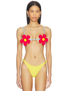 Nau Bikinis DAISY 比基尼内衣 revolve小众新款 Red,Baby Blue