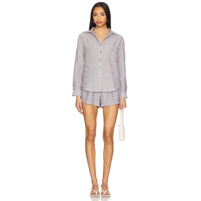 [春季新品]HEARTLOOM CLIFF 套装 藏青色REVOLVE小众