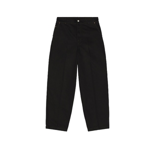 Denim Maxi Barrel Lemaire Pants Black Workwear 黑色REV Heavy