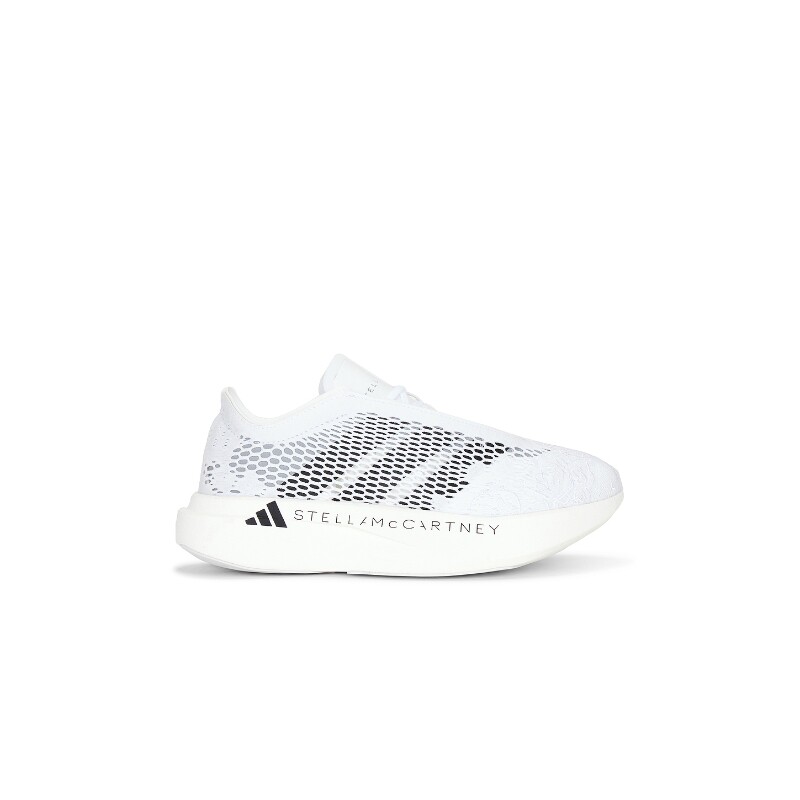 adidas by Stella McCartney白色网纱运动鞋系带休闲球鞋REVOLVE