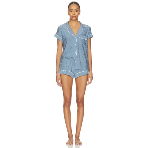 eberjey Gisele Printed Shortie Pajama Set 26早秋新品 revolve