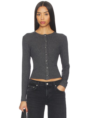 perfectwhitetee MAUREEN 开衫 revolve小众新款 深灰色