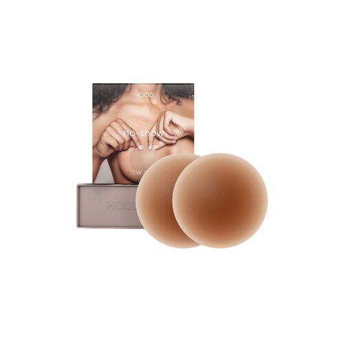 [夏季新品]NOOD No-show Reusable Round Nipple 棕色REVOLVE