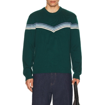 Marine Layer CHEVRON 毛衣 绿色REVOLVE小众新款