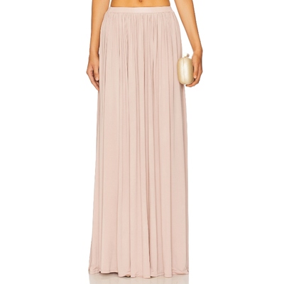 [冬季新品]Lovers and Friends 半身裙淡紫色显瘦长裙REVOLVE小众