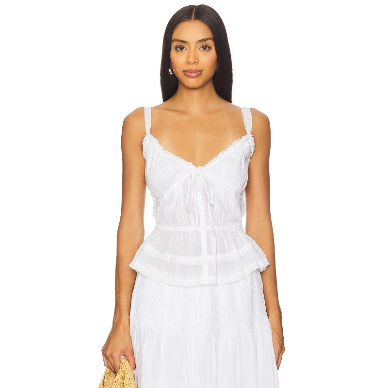 LPA EMMY 上装 白色 y2k辣妹风REVOLVE小众新款