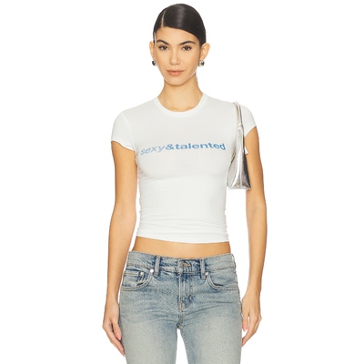 CULTNAKED SEXY T恤 白色y2k辣妹风REVOLVE小众新款