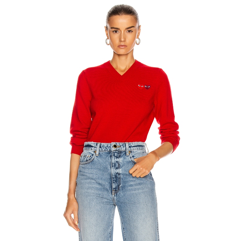 COMME des GARCONS PLAY 开衫REVOLVE小众新款