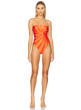 Vix Swimwear 橙色y2k辣妹REVOLVE