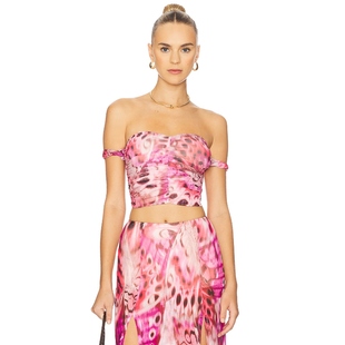 粉色REVOLVE小众新款 上装 KOA AFRM