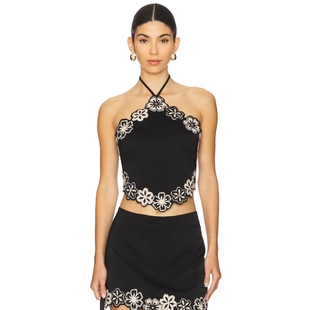 Tularosa MELANI 上装 黑色REVOLVE小众新款