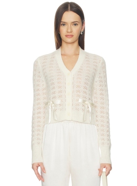 LoveShackFancy LILLY 毛衣 象牙白REVOLVE小众新款