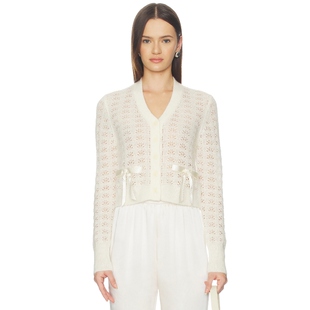 春季 LoveShackFancy 象牙白REVOLVE小众新款 毛衣 LILLY