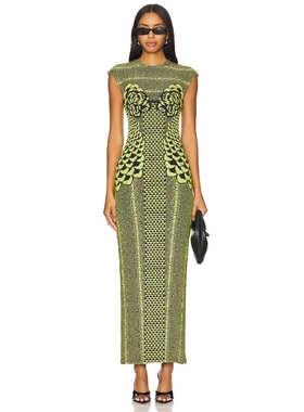 AFRM CODY 裙子 绿色 y2k辣妹风REVOLVE小众新款