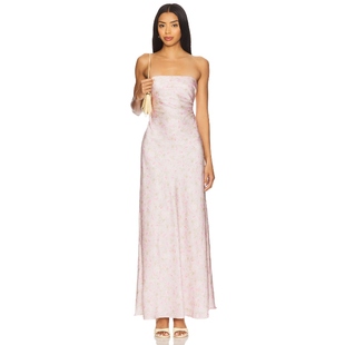 Lemons 爱柠檬 CARLA For 粉色REVOLVE小众新款 长裙 Love