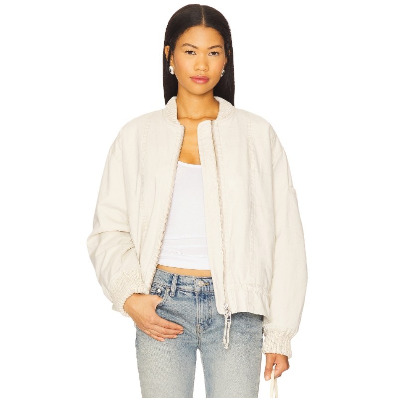 [冬季新品]Free People 简约外套休闲风宽松棒球服REVOLVE小众