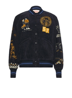 [冬季新品]Samuel Zelig 学院风夹克 蓝色REVOLVE小众新冬季保暖