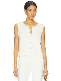 Rolled Edge Button 525 Vest Marianna Front revolve小 America