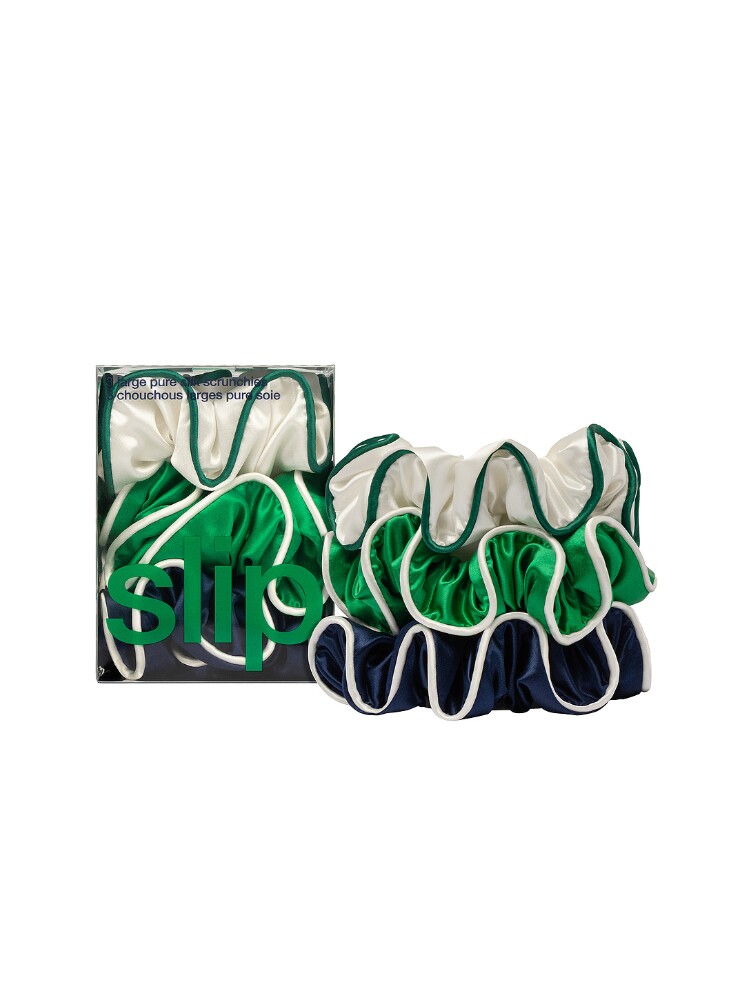 slip PURE SILK LARGE SCRUNCHIES 纯丝大号发圈 七夕礼物REVOLVE - 实物图