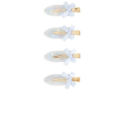 petit moments浅蓝发饰甜美风夏季新品蝴蝶结REVOLVE