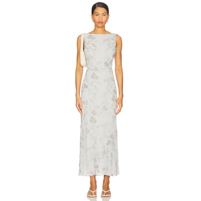 Stone Cold Fox BLAIRE 裙子 淡灰色REVOLVE小众新款