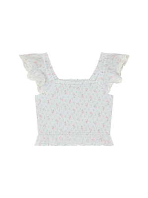 LoveShackFancy JEANNA 上装 revolve小众新款