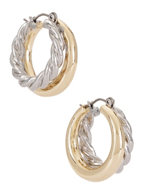 8 Other Reasons Spiral Huggie 金属REVOLVE小众新款