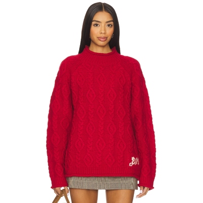 [冬季新品]Damson Madder 套衫红色REVOLVE