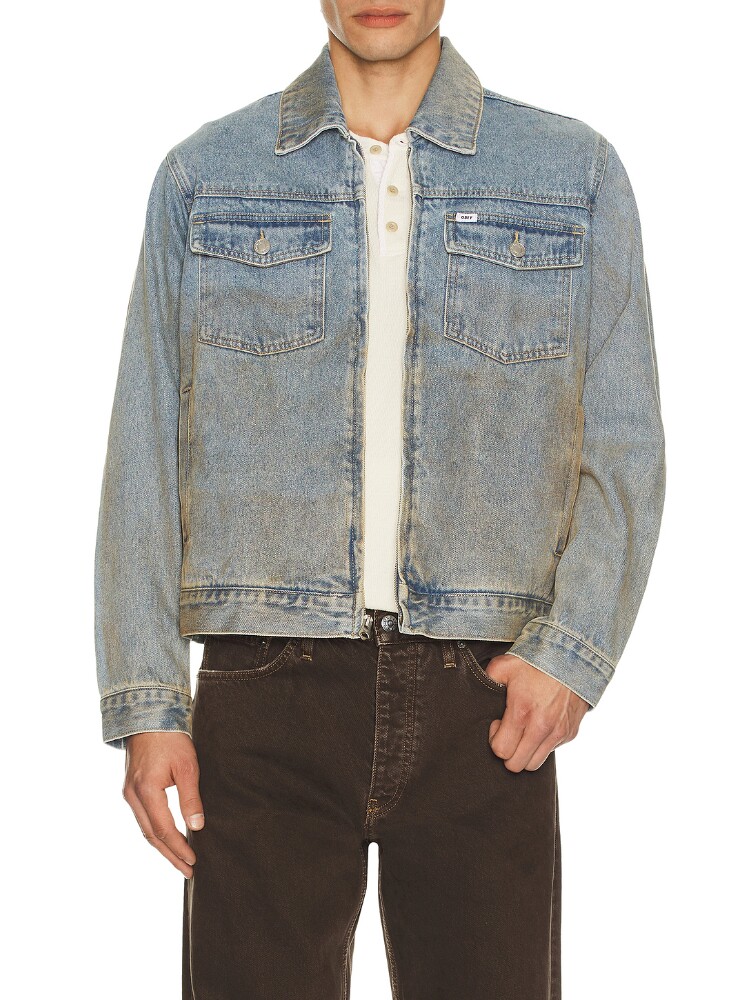 Obey BASE 机车夹克 revolve小众新款