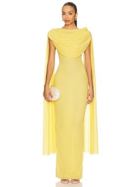 Maygel Coronel BATISTA 长裙 黄色REVOLVE小众新款