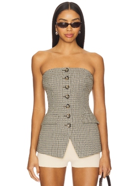 [冬季内搭]Favorite Daughter PHOEBE 抹胸上装绿色辣妹风REVOLVE