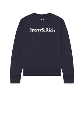 [冬季新品]Sporty & Rich Yankees Serif Crewneck 藏青色REVOLVE
