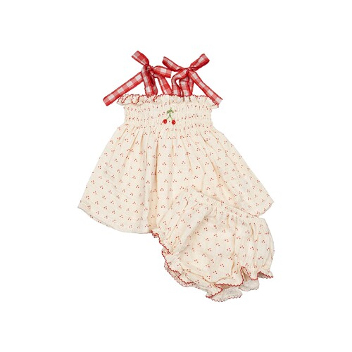 Wild Wawa Embroidered Smock Set 26春夏新品 revolve小众新款