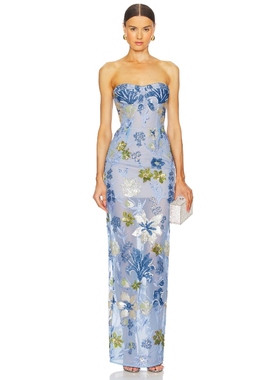 Bronx and Banco DAHLIA 长裙 Baby BlueREVOLVE小众新款