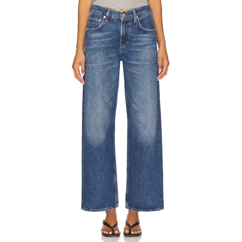 Citizens of Humanity LINDZ 直筒 蓝色REVOLVE小众新款