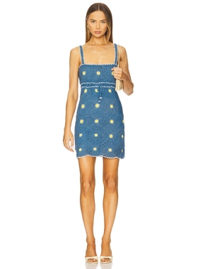 [冬季新品]SAYLOR ASTER 连衣裙女 蓝色REVOLVE小众