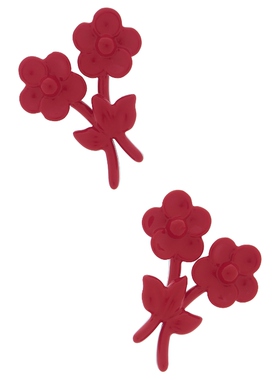 [春节穿搭]Shushu/Tong 耳饰 红色REVOLVE小众新款