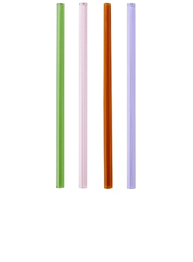 Fazeek Straws Set Of 4 红色REVOLVE小众新款