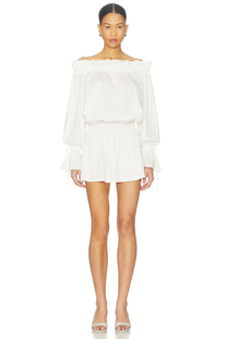 白色revolve小众新款 MORE 裙子 COME