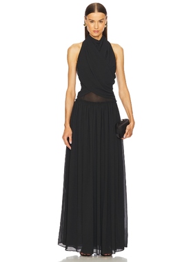 L'Academie AMOUAGE 裙子黑色REVOLVE小众新款