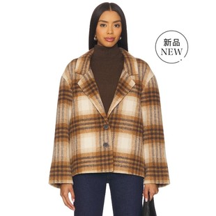 冬季 ADELINE复古风格 新品 Walker 纹毛呢外套REVOLVE Brochu