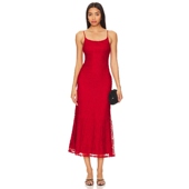 RUBY 中长款 连衣裙女夏revolve时尚 Bardot 小众新款