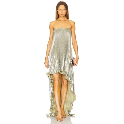 L'IDEE FEMINITE 高低式连衣裙女夏 天蓝REVOLVE新款