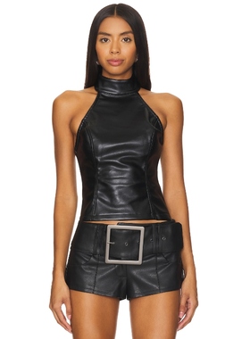 NIIHAI MILA 上装 黑色 街头朋克风REVOLVE小众新款