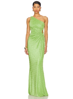 Nookie MIRAGE 长裙 绿色 REVOLVE小众新款