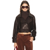 HAMMOUR HATTI 夹克 NOUR 巧克力色REVOLVE小众新款