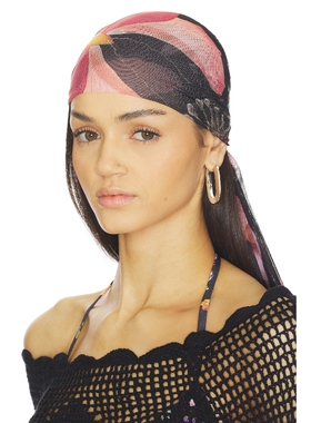 Agua Bendita MARINE MBAR 围巾 黑色REVOLVE小众新款