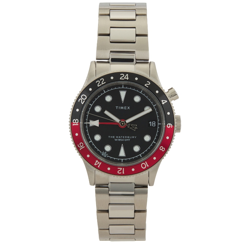 Timex WATERBURY 手表 金属银色REVOLVE小众新款
